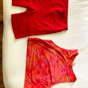 Outdoor Voices Tie-Dye Workout Set